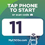 1133-11 - CSC Go Machine Number Label