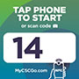 1133-14 - CSC Go Machine Number Label