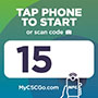1133-15 - CSC Go Machine Number Label