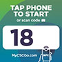 1133-18 - CSC Go Machine Number Label