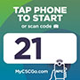 1133-21 - CSC Go Machine Number Label
