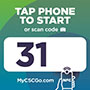 1133-31 - CSC Go Machine Number Label