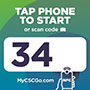 1133-34 - CSC Go Machine Number Label