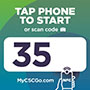 1133-35 - CSC Go Machine Number Label