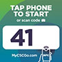 1133-41 - CSC Go Machine Number Label