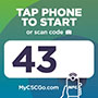 1133-43 - CSC Go Machine Number Label