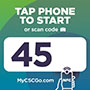 1133-45 - CSC Go Machine Number Label