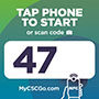 1133-47 - CSC Go Machine Number Label