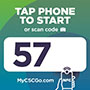 1133-57 - CSC Go Machine Number Label