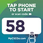 1133-58 - CSC Go Machine Number Label