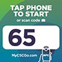 1133-65 - CSC Go Machine Number Label