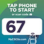 1133-67 - CSC Go Machine Number Label