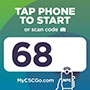 1133-68 - CSC Go Machine Number Label