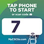 1133-7 - CSC Go Machine Number Label