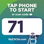 1133-71 - CSC Go Machine Number Label