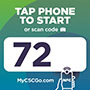 1133-72 - CSC Go Machine Number Label
