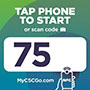 1133-75 - CSC Go Machine Number Label