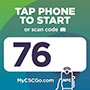 1133-76 - CSC Go Machine Number Label