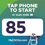1133-85 - CSC Go Machine Number Label