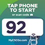 1133-92 - CSC Go Machine Number Label