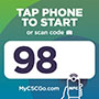 1133-98 - CSC Go Machine Number Label